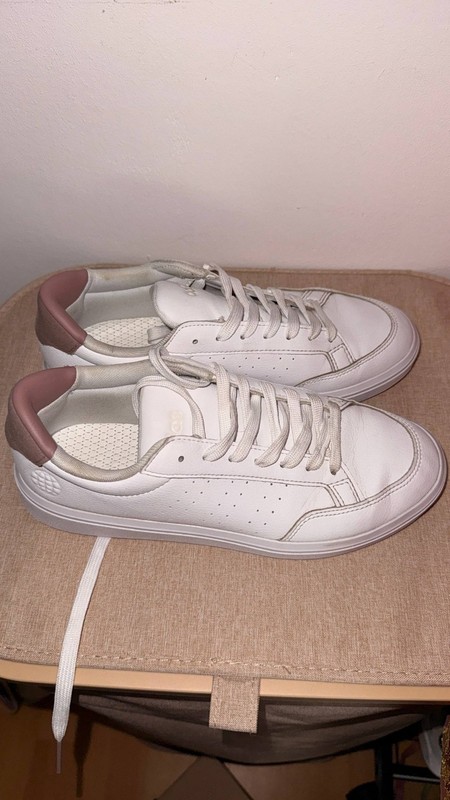Adidas Grand Court 2.0 White Mauve Trainers EU 40 / UK 6.5