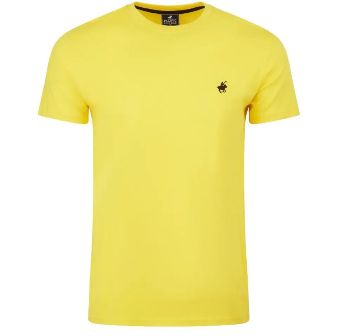 Assorted Colors 100% Cotton Men's Pacific Club Short Sleeve T Shirts Lounge Soft gallery
