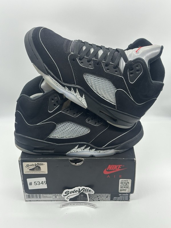 Size 8 – Jordan 5 OG Mid Metallic Silver