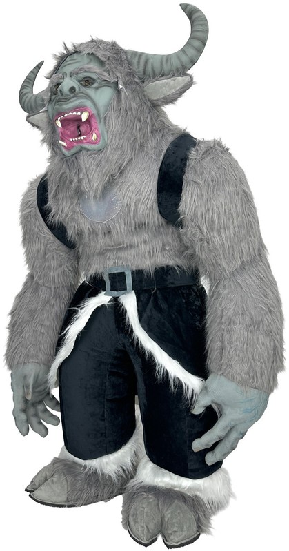 Krampus Christmas Minotaur Inflatable Mascot Costume Xmas Outfit Fancy Dress gallery