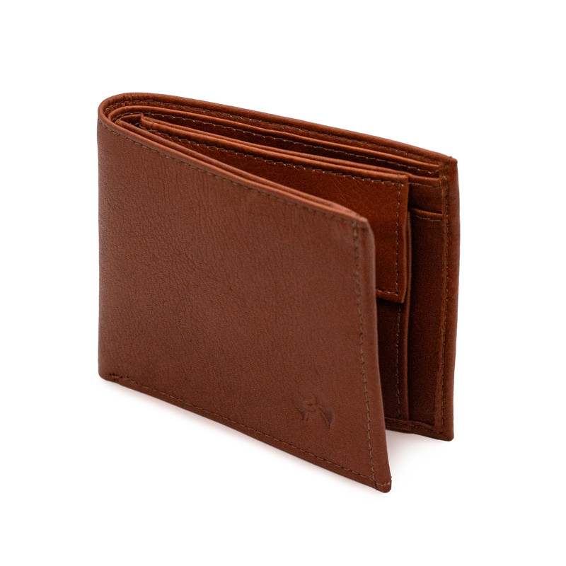 Wallet men's wallet genuine leather wallet bright brown landscape gallery