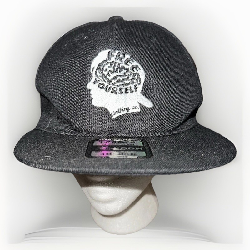 Free Yourself Clothing Hat Cap Snap Back Black Leader Of Generation L.O.G.A
