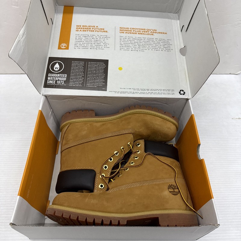 NEW Timberland 6 Inch Boot Wheat Nubuck Premium TB010061-713 Men’s Sz 9