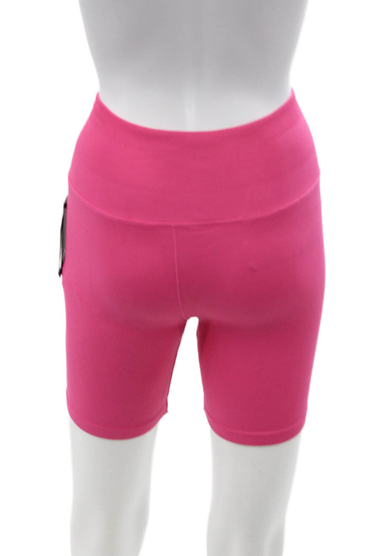 Nux Women Pink Shorts Set 93% Nylon 7% Spandex Size S gallery