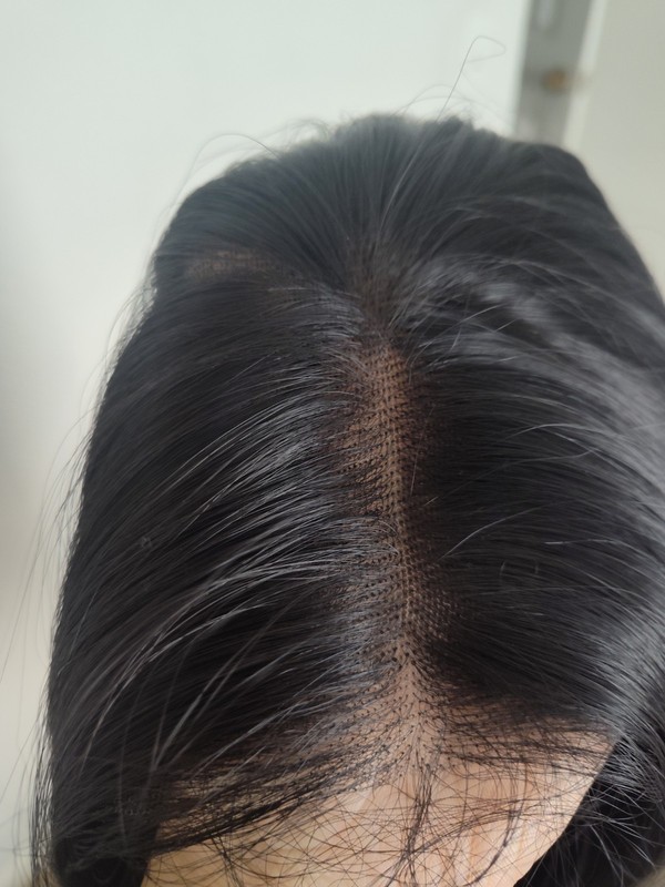 30'' Straight Lace Front Wig with 1'' lace no Bangs Natural Black Wig NEW gallery
