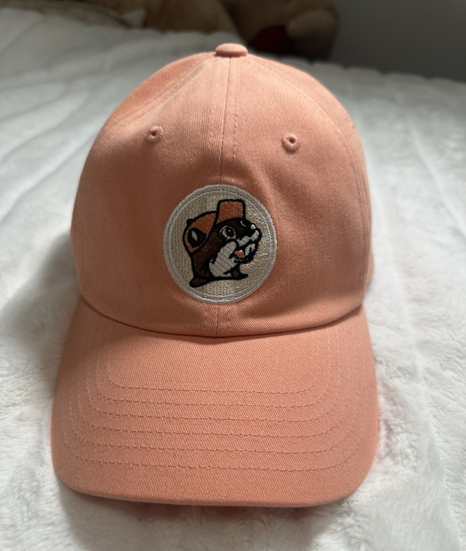 Buc-ee’s Pink Adjustable Baseball Cap Solid Buc-ee’s Beaver Logo One Size