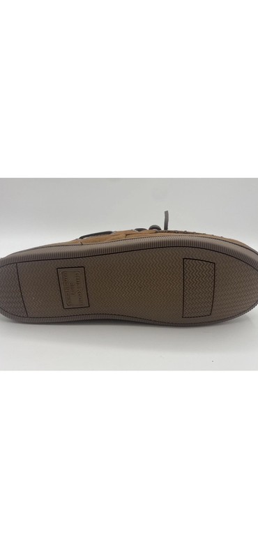 Club Room Men’s Moccasin Indoor/Outdoor Slippers Tan Size Small 6-7
