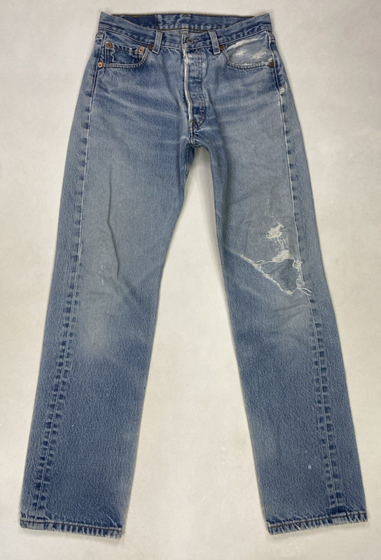 VINTAGE Levi’s 501 Denim Jeans Men Size 26 x 30 Blue Tag Size 30 x 34 501XX