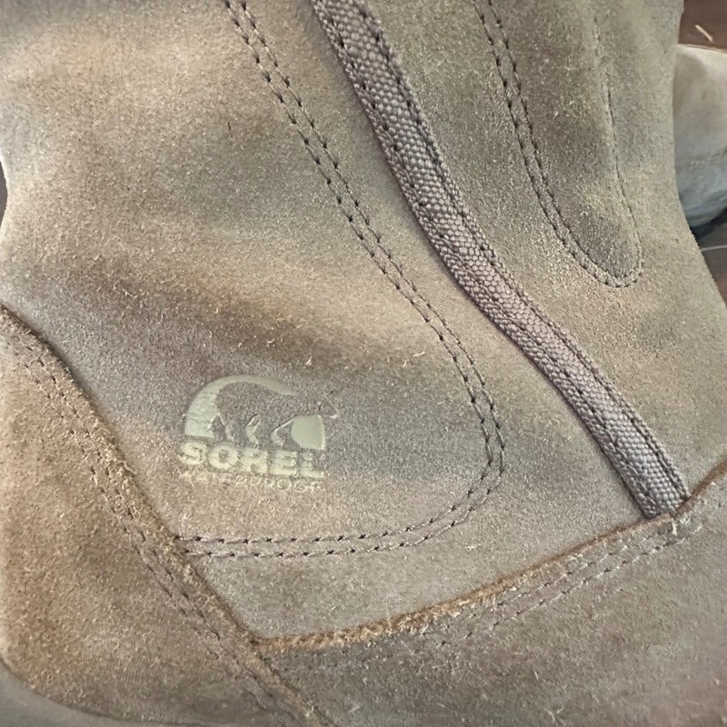 Sorel Water Fall Tan Suede Waterproof Snow Boots Thinsulate Womens 8 Gorpcore gallery