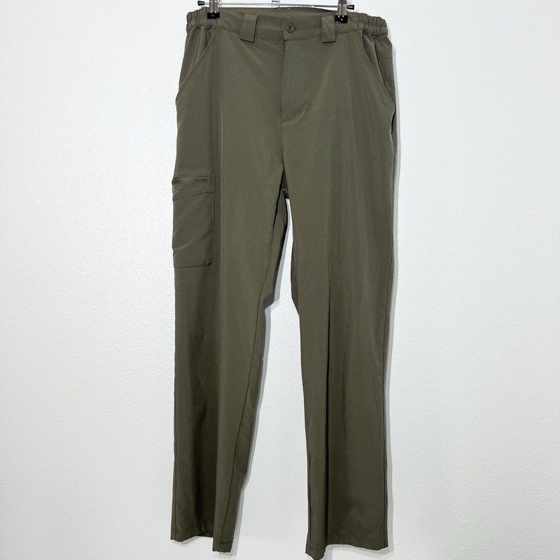 Mountain Warehouse Pants Mens 30 Green Stride Short Trousers Lightweight Stretch
