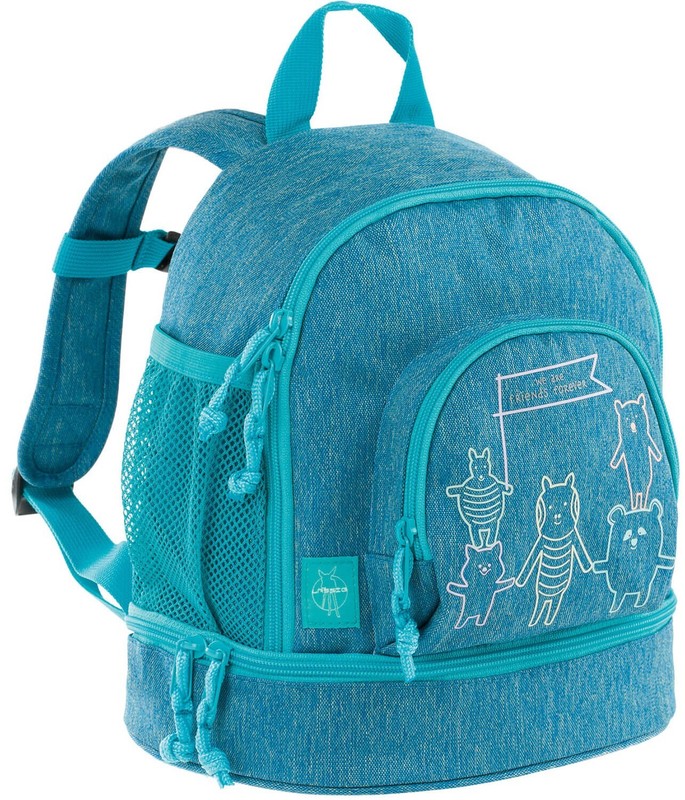 Lassig Mini Backpack About Friends, Melange Blue