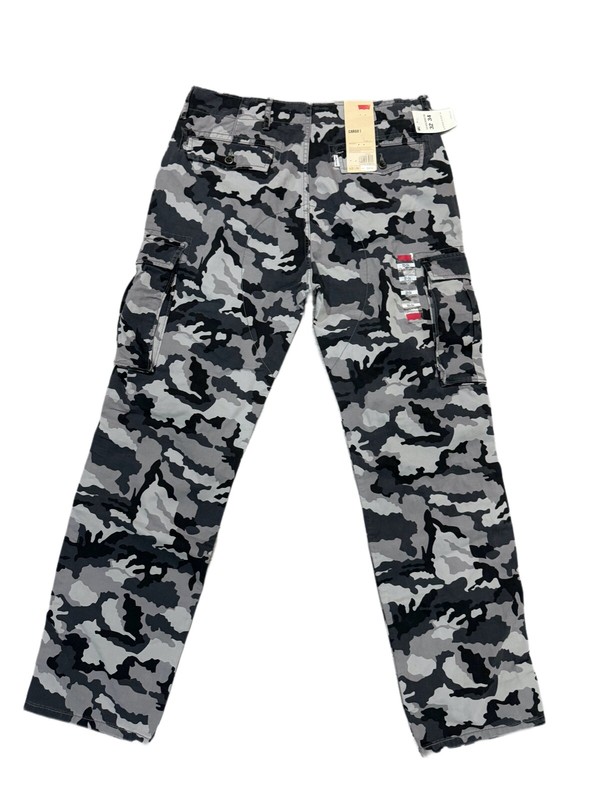 Levis Relaxed Fit Ace Cargo Pants Color Dark Grey Camouflage 0019 gallery