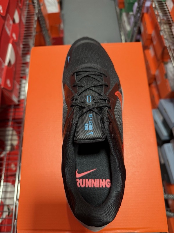 Nike Quest 5 Black Bright Crimson DD0204-005 Men's Running Shoes gallery