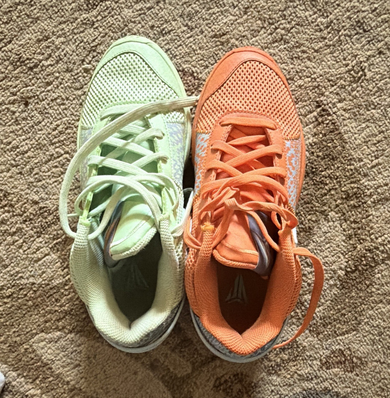 Nike Ja 1 Men’s Low Top Basketball Sneakers Mesh Lace-Up Orange/Green