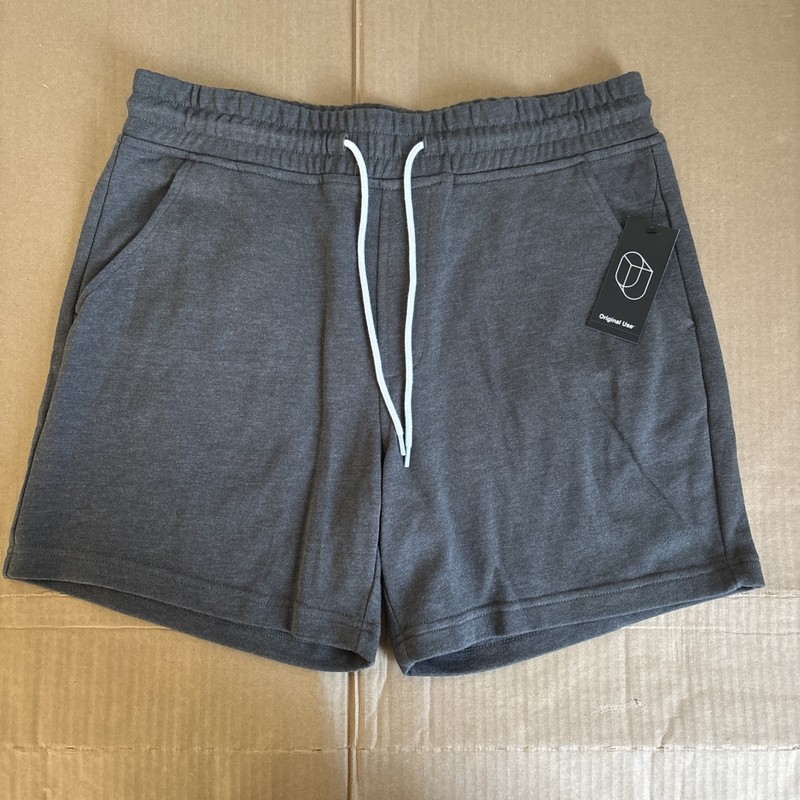Men’s Original Use Dark Heather Grey Drawstring Shorts