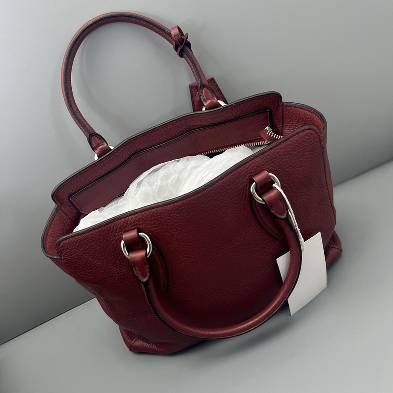 Prada Pre-Owned Authentic Tote Burgundy 28*22*11cm Free Tracked Shipping gallery