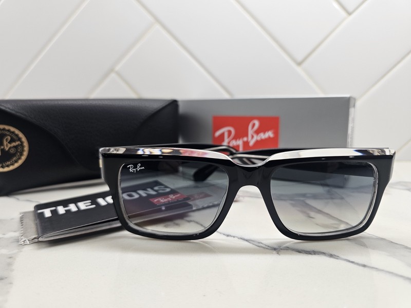 NEW Ray-Ban Inverness Transparent Black Blue Gradient Sunglasses RB2191 TRENDY