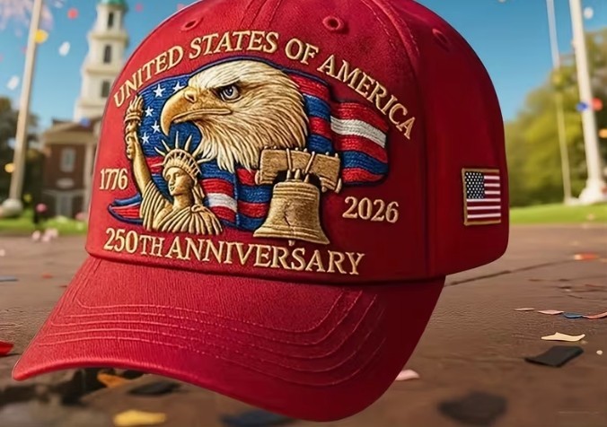 American 250 Anniversary Hat- United States Independence day 1776-2026. gallery