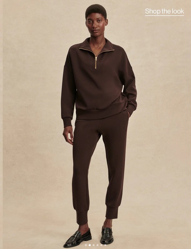 Varley Hawley Half-Zip Sweat - CHOOSE SIZE - CHOOSE COLOR - BRAND NEW gallery