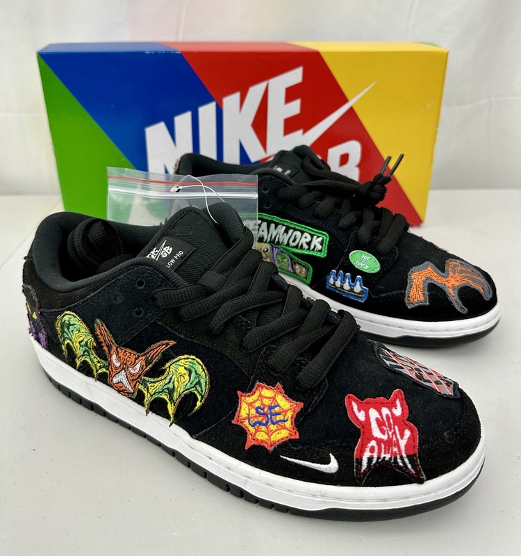 Men’s Size 7.5 or Women’s 9 Nike SB Dunk Low Pro QS Neckface 2022 DQ4488-001