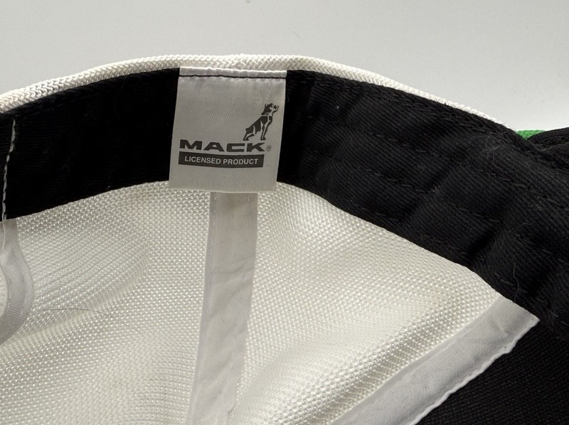 Mack Trucks 3-D Logo Trucker SnapBack Adjust Hat H3 Headwear Official Green Cord gallery