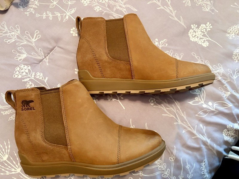 Sorel Womens Evie ll Chelsea Boot – Taffy/Gum 2048631243