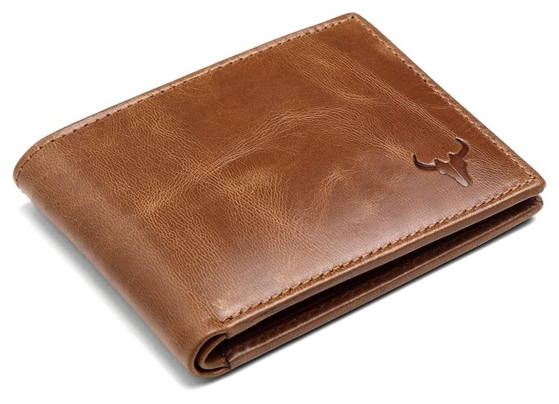 NAPA HIDE Genuine Leather Bifold Wallets For Men RFID Blocking Men's Wallet.. gallery
