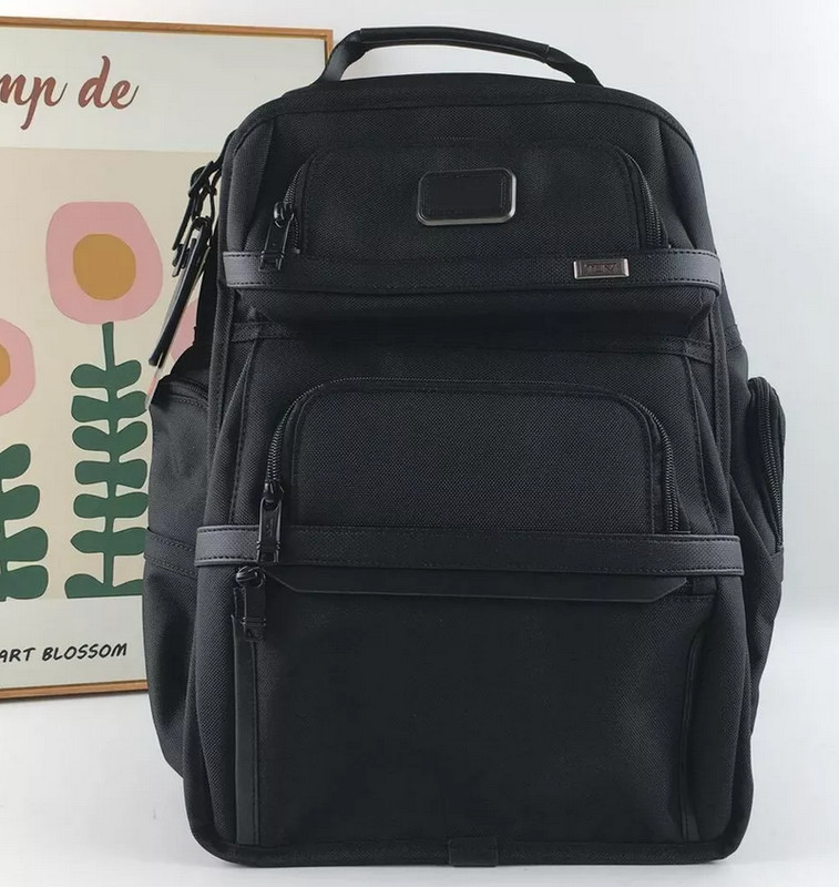 TUMI Alpha 3 Briefcase Black Backpack Nylon Shoulder Bag Business Sports Bag