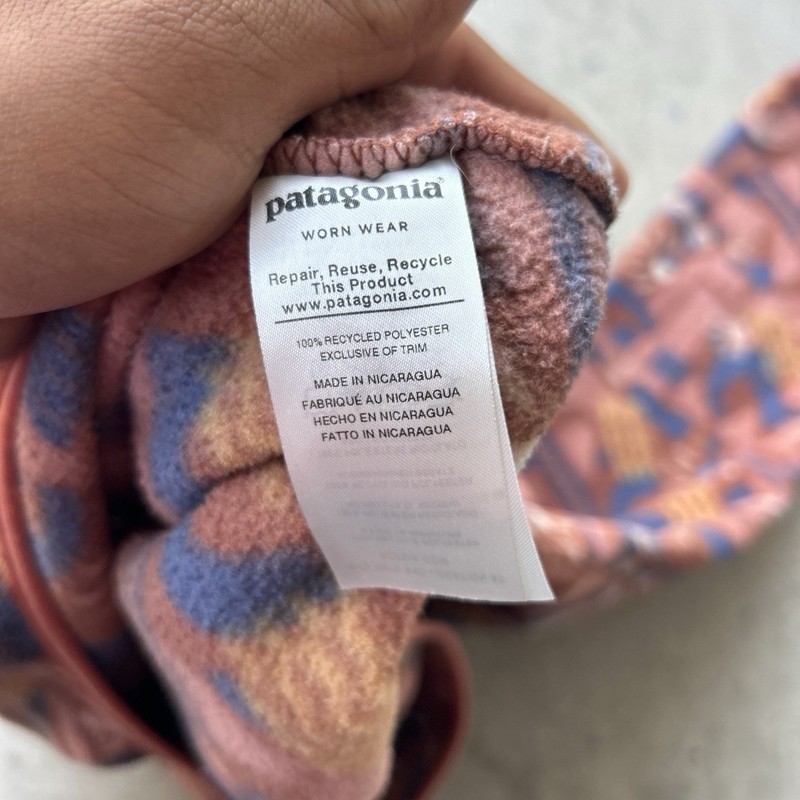 Patagonia Synchilla Snap on Fleece Pullover Canyon Block all over print gallery