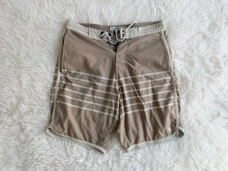 Jetty Striped Board Shorts Size 28