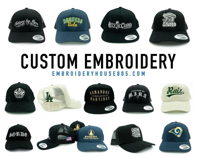 Custom Logo Hat Embroidery - Hat with your logo - Hat, Snapback, Trucker Hat gallery
