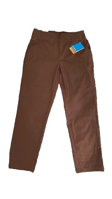 $60 Columbia Women’s All Seasons Slim Pull On Pants – Brown – Medium – New Tags
