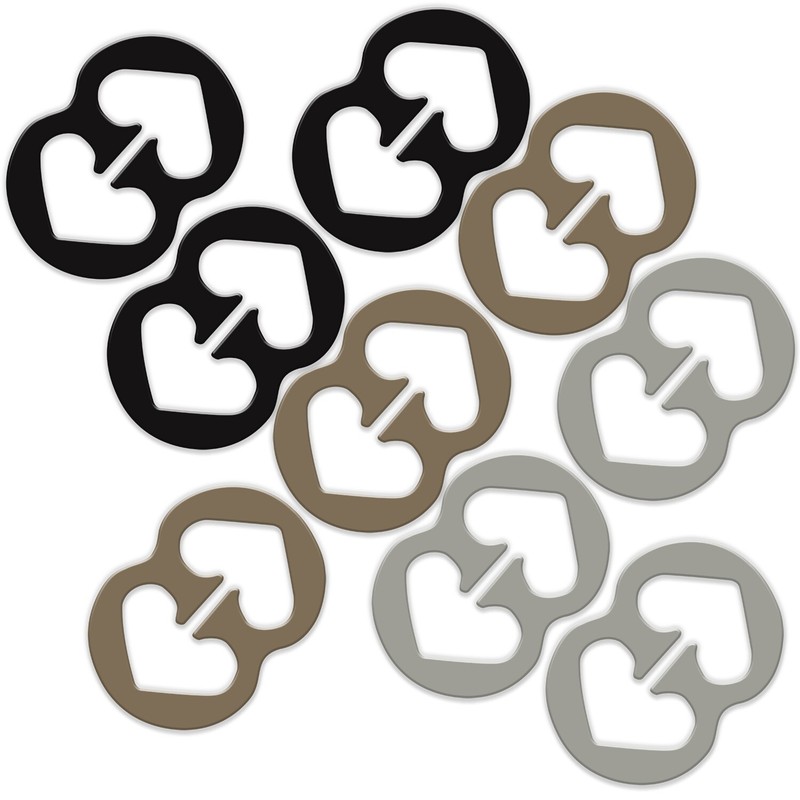 9 Pack Bra Strap Clips Back Anti-Slip Slip-on Holder Buckles Cleavage Control