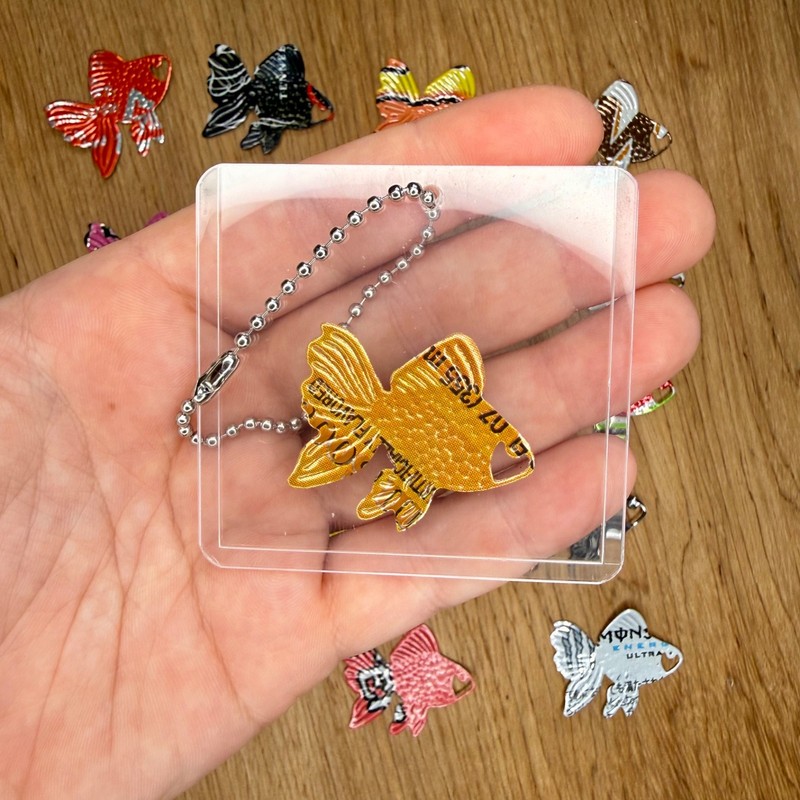 Handmade Recycled Japanese Aluminum Can Random Surprise Lot A – Mini Goldfish
