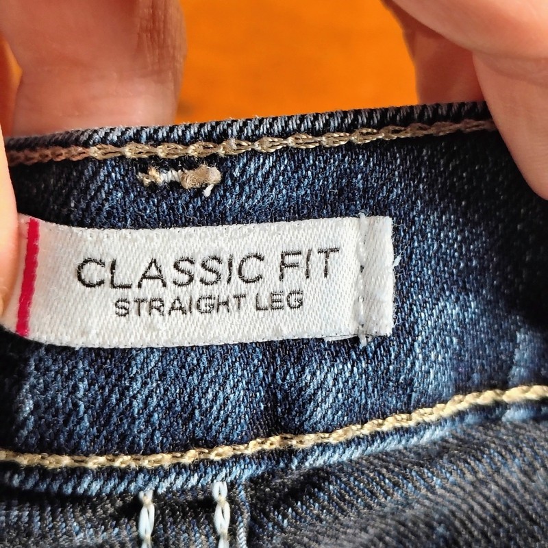 Riders by Lee Classic Fit Straight Leg Jeans Dark Wash Blue Denim 16P cowgirl gallery