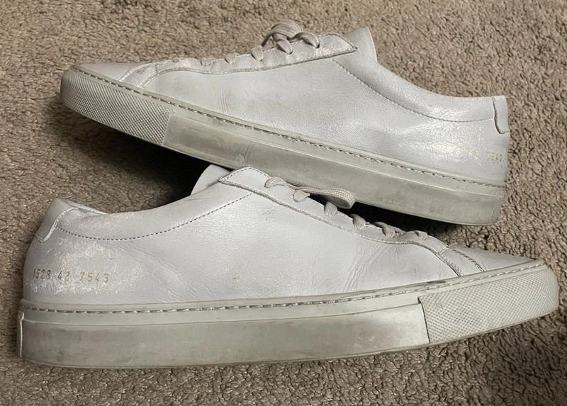 Common Projects Original Achilles Low Sneakers Gray Men’s Size 42 US 9 Grey Worn gallery
