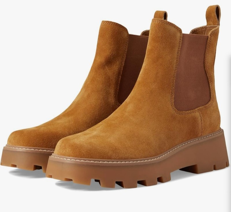 Dolce Vita Jaelyn Caramel Suede Size 9 NIB