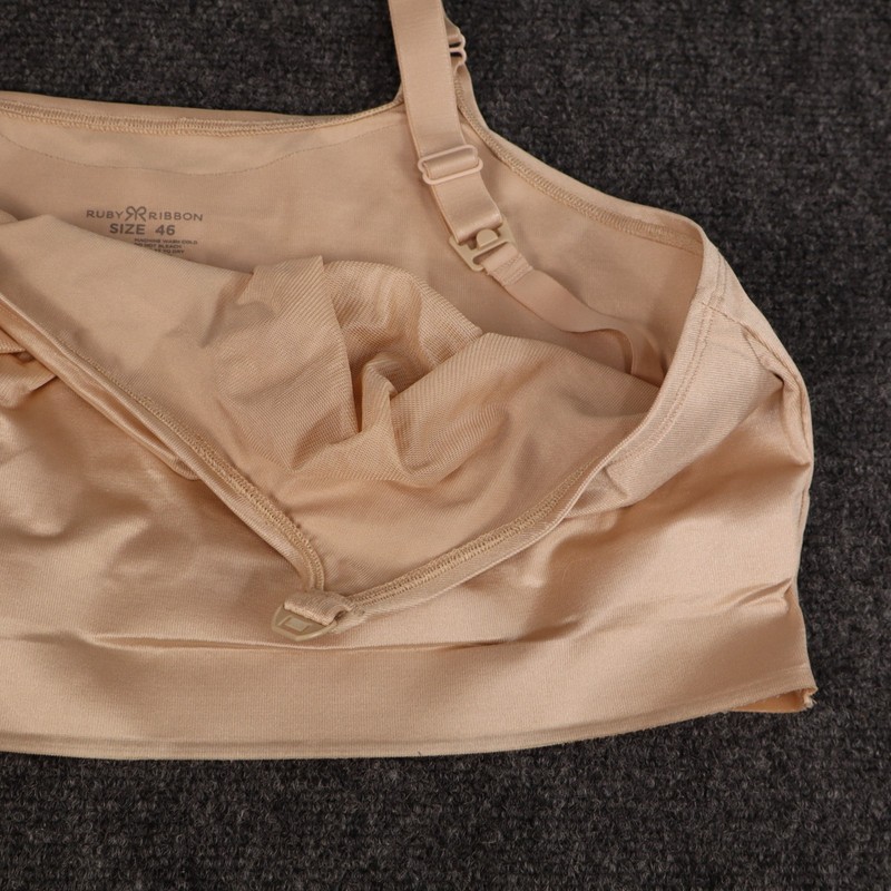 RUBY RIBBON NURSING DEMIETTE Size 46 Tan #3037 EUC RETAIL $69 Discontinued gallery