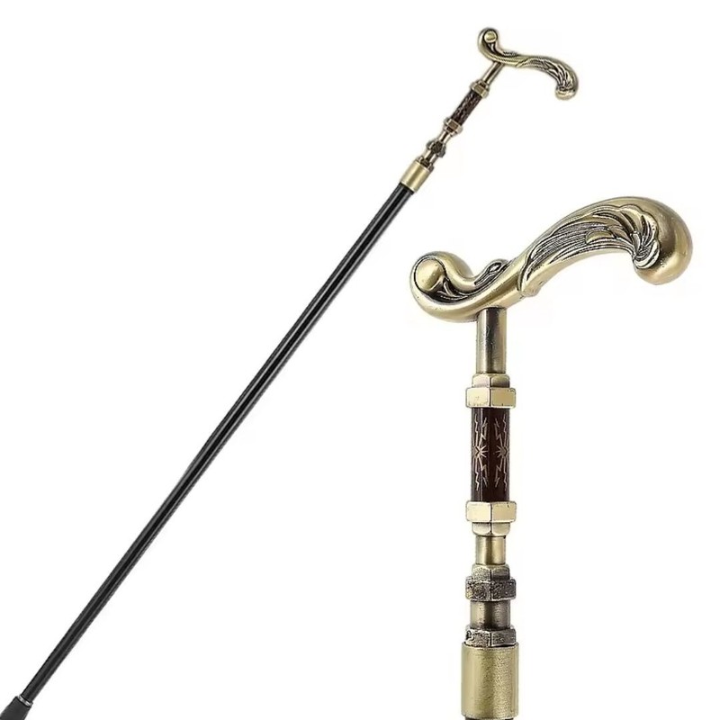 Golden Walking Stick, Luxury Fashion Hand Stick for Men – 90 cm