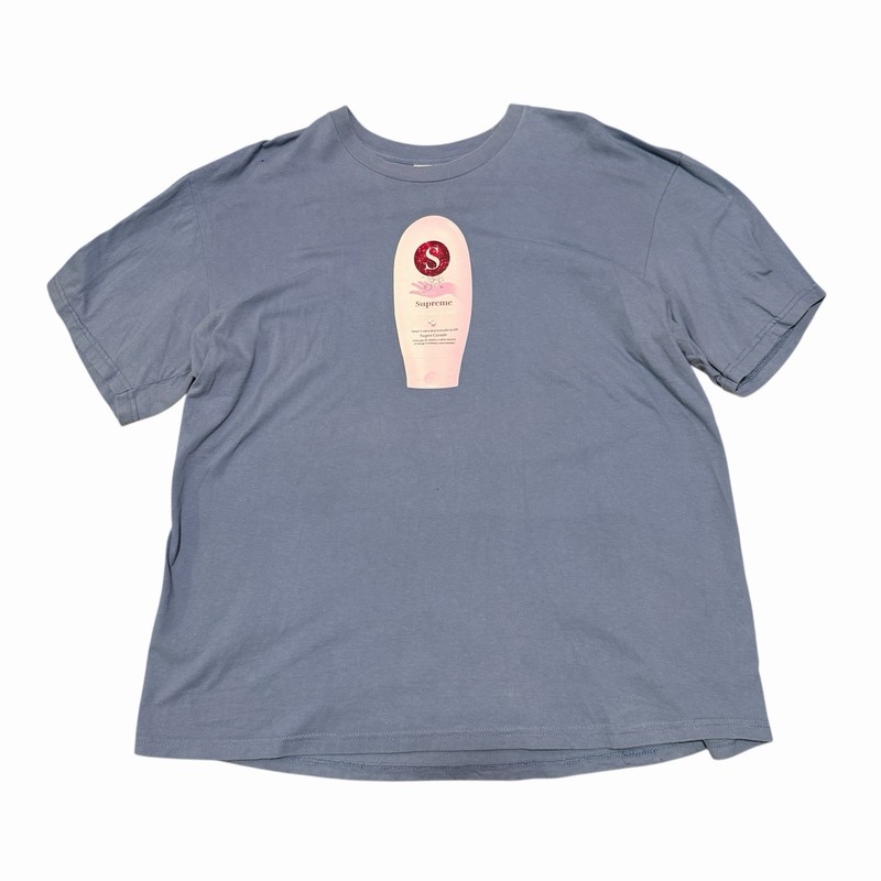 Supreme Super Cream T Shirt Fall/Winter 2019 Blue FW19 Size XL