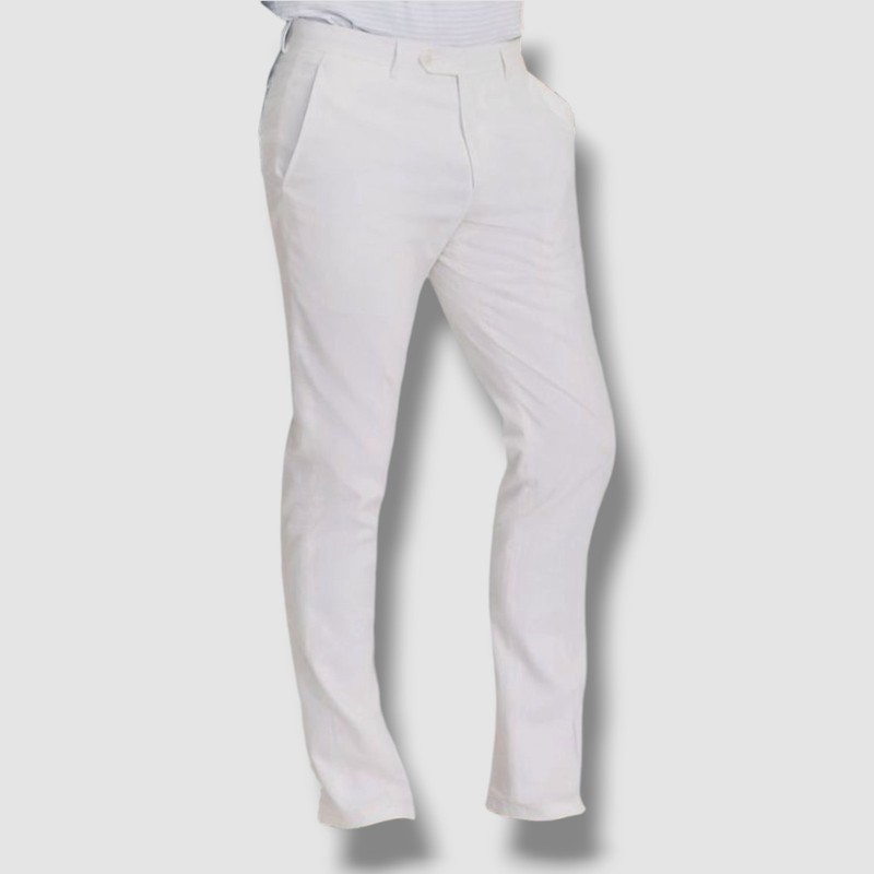 Tommy Hilfiger Men’s White Modern-Fit Linen Suit Pants Size 32W 30L
