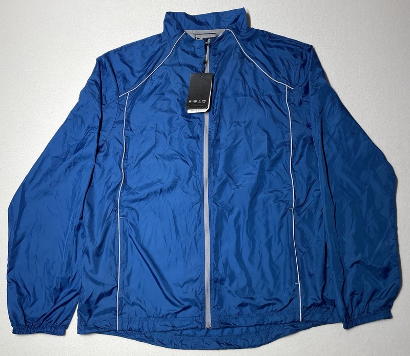 Fossa Apparel Large 8828 Circuit Lightweight Jacket Ripstop Shell Reflective