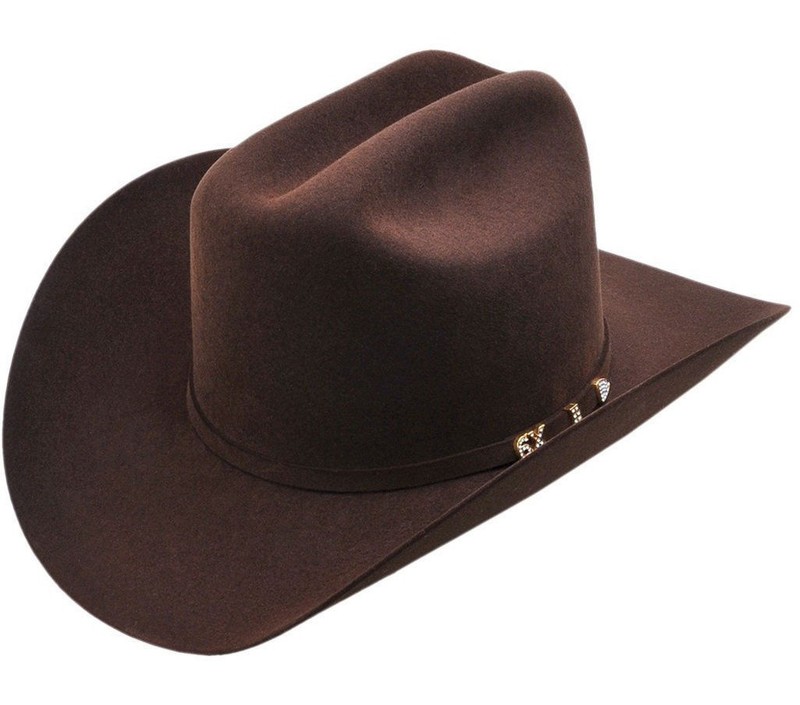 SERRATELLI 6X AMAPOLA CHOCOLATE 4″ BRIM WESTERN COWBOY HAT ALL SIZES