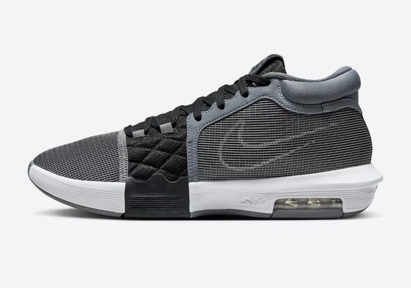 Nike LeBron Witness 8 FB2239 004 Cool Grey/White-Black New Men’s Size 11 NEW