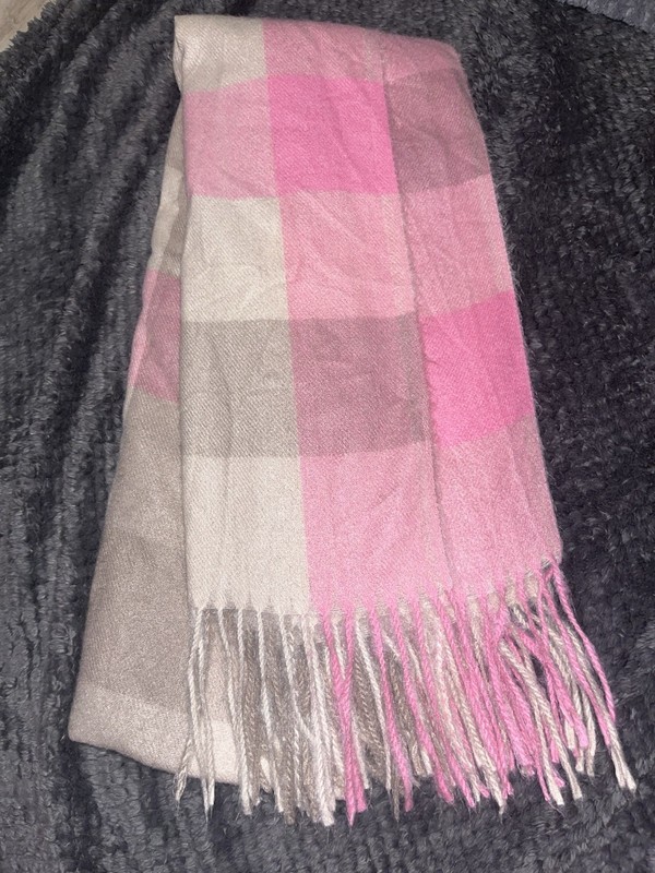 Scarf Pink Beige Nkd Winter Scarf