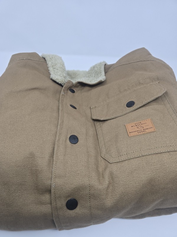 Tony hawk panama Canvas Sherpa Lined Shacket SIZE M