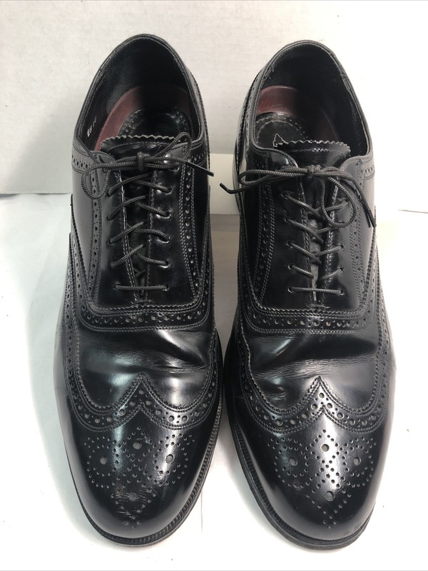 Florsheim Mens Oxfords Shoes Size 12 D Lexington 20381 Wingtip Brogue #106E gallery