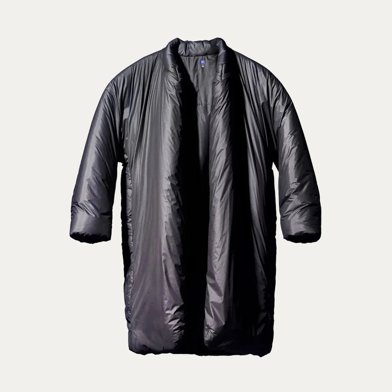Size M fits XL – Yeezy Gap YGEBB Long Round Jacket Black New w/o Bag