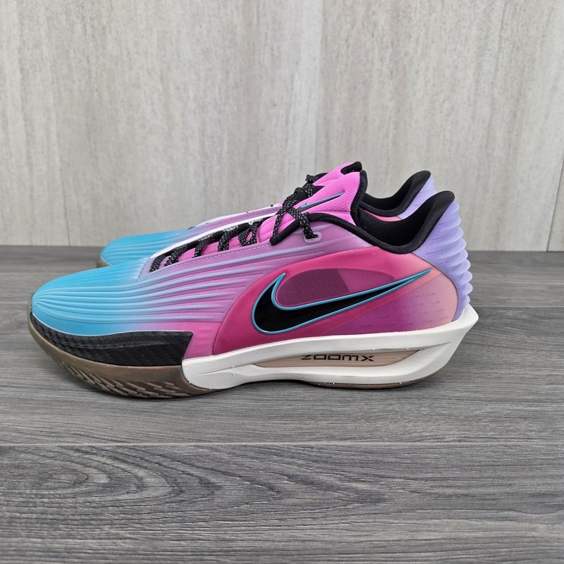 Nike Air Zoom GT Cut 3 Turbo South Beach Size 8.5 Mens Blue Basketball Shoes gallery