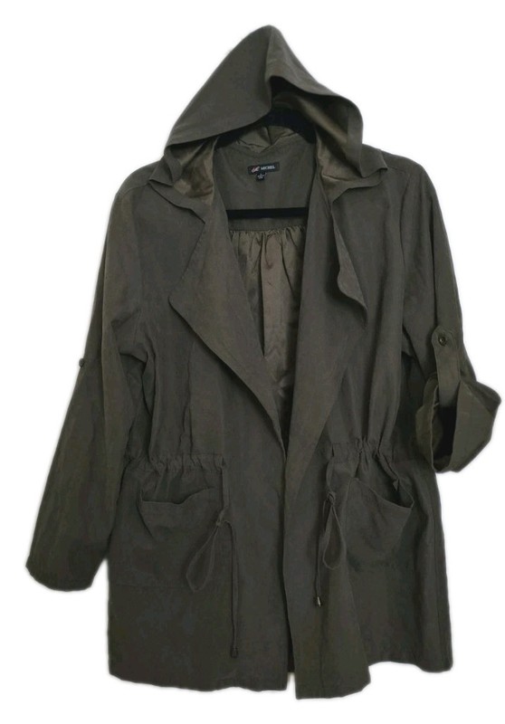 Women’s Size L Trench Style Jacket Bronze/brown, Textured, Light Weight